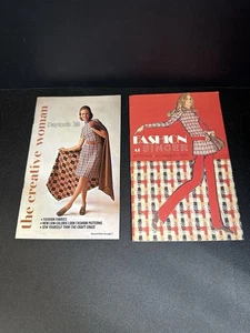 1971 Singer Fashion Catalog + Dayton’s The Creative Woman Vintage Sewing - Picture 1 of 5