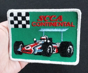 Vintage Embroidered Sew On Jacket Vest Hat Patch SCCA CONTINENTAL Racing - Picture 1 of 6