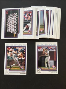 2004 Topps Montreal Expos Team Set Serie 1 2 Traded 29 Karten - Bild 1 von 1