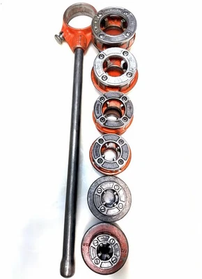 Enhebradora de tubos RIDGID 12-R 6 piezas Juego de troqueles 1/2” - 2” con trinquete + mango bonito BG2 Foto 1 de 3