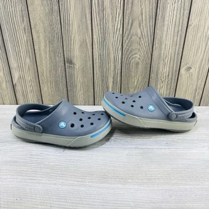 Crocs Sandalias Zapatos Unisex Gris Con Azul Hombre Talla 4 Mujer Talla 6 - Imagen 1 de 15