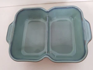 Denby Regency Green Rectangular Double Serving Oven Dish 10"x8.5" - Picture 1 of 6