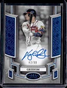 2024 Topps Tier One Vaughn Grissom Break Out Auto Blue /99 Atlanta Braves (50A) - Picture 1 of 2