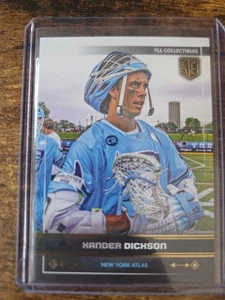 2024 PLL Lacrosse Fieldside Xander Dickson Gold Foil #82 New York Atlas - Picture 1 of 2