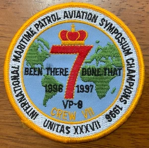 Navy International Maritime Patrol Aviation Symposium Champions VP-8 Patch - Picture 1 of 2