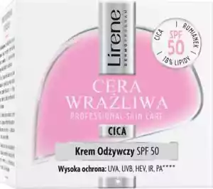 Lirene Professional Skin Care CICA Nourishing Cream SPF50 For Sensitive Skin - Picture 1 of 3