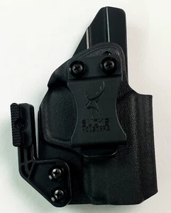 S&W SHIELD PLUS 9/40 IWB Kydex Holster with Concealment Claw * Bucks Holsters * - Picture 1 of 5