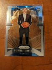2019-20 Panini Prizm Deividas Sirvydis Rookie Card RC #298 PISTONS