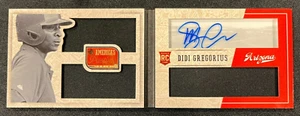 2014 Pastime Didi Gregorius 285 Booklet Triple Jersey Auto RC /49 M3 52023 - Picture 1 of 6
