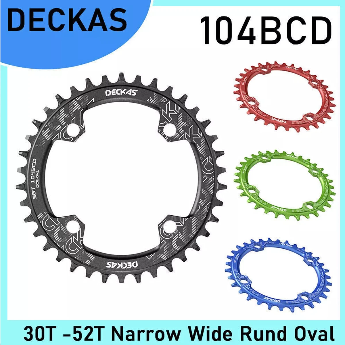 Fahrrad Kettenblatt 32T Für Mountainbike – BCD 104mm, Schmal-breites Design, Aus Aluminium