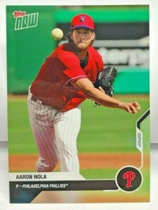 Aaron Nola 2020 Topps Now Road To Opening Day #OD-280 - PHILLIES - SP /496