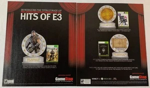 2009 two page GameStop video game ad ~ GEARS OF WAR 3, JUST DANCE 3, SKYRIM - Picture 1 of 1