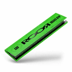 ROOR ORGANIC ULTRA THIN KING SIZE PURE SMOKING PAPERS/SKINS 10 / 20 / 50 Booklet - Picture 1 of 3