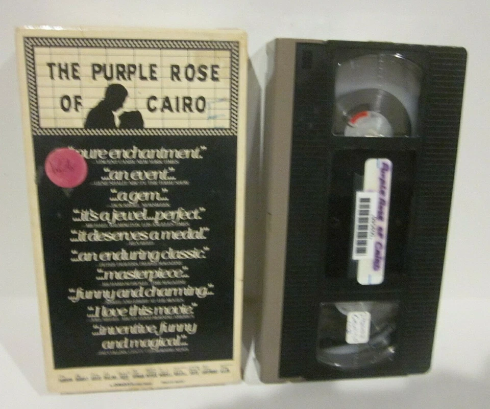 THE PURPLE ROSE OF CAIRO VHS 1985 Mia Farrow Woody Allen - Image 1 of 4