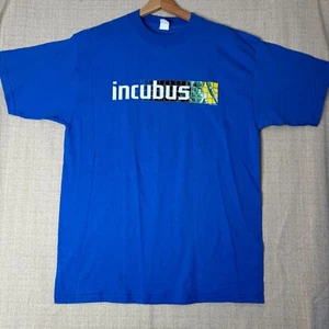 Vintage Incubus Deadstock Band T-Shirt Large Blue Morning View Make Yourself - Picture 1 of 9