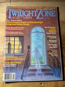 Vtg. September 1982 Rod Serling's The Twilight Zone Magazine DECENT SHAPE - Picture 1 of 2