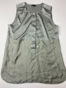 Ann Taylor Olive Green Sleeveless Blouse Size 2 Women's  - Picture 1 of 8