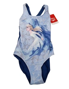 Disfraz de Natación SPEEDO Niñas Logo Plmt Digi Spbk Jf Elsa Azul Talla 12 Años H - Imagen 1 de 2