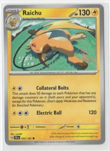 Pokemon Temporal Forces - 052/162 Raichu - Picture 1 of 1