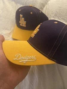 LA DODGERS LOS ANGELES LAKERS CAP/HAT SGA 4/14/2011 BRAND NEW - Picture 1 of 5