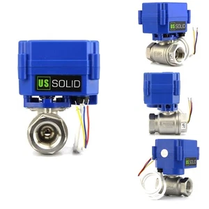 1/2 Inch Stainless Steel Motorized Ball Valve - NSF Certified Safe Water Control - Picture 1 of 9