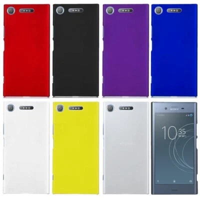 Para Sony Xperia XZ Premium Mate Goma Rígida Carcasa Trasera Cubierta Foto 1 de 4