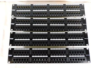 TC-P48C5E TRENDnet Cat5/5e 48-Port Unshielded Patch Panel - LOT OF 4 - Picture 1 of 12