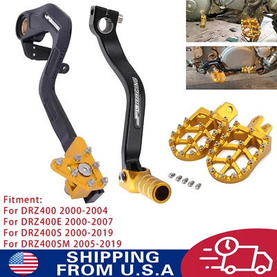 Palanca de cambios DRZ400 palancas de pedal de freno trasero para DRZ400E DRZ400S DRZ400SM Foto 1 de 4