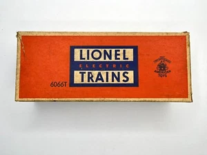 Vintage Original Box for Lionel #6066T Tender w/All Flaps - Original - Picture 1 of 8