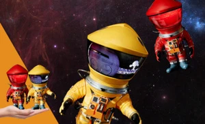STANLEY Kubrick 2001 A Space Odyssey Discovery Astronauta Rojo&Yellow Sideshow - Imagen 1 de 3
