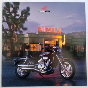 Catálogo de ventas de folleto de concesionario de motocicletas Honda Magna 2001 - Imagen 1 de 4