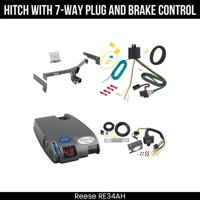 Control de freno Reese Hitch TowPKG para receptor de 2" clase 3 15-19 Lincoln MKC 44756 Foto 1 de 4