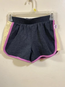 LOL girls shorts gray & pink trim size Lg 10-12 - Picture 1 of 5