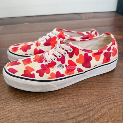 Vans Zapatillas bajas para mujer talla 9/hombre 7,5 San Valentín corazón parte superior baja Zapatos de skate Foto 1 de 4
