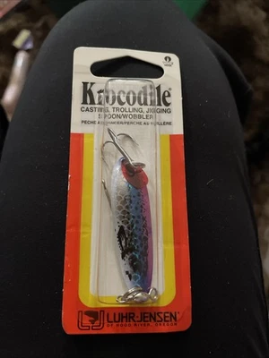 Luhr-Jensen Krocodile Spoon w/ Treble Hook 1/4 oz. Cast, Troll, & Jigging Spoon - Image 1 of 2