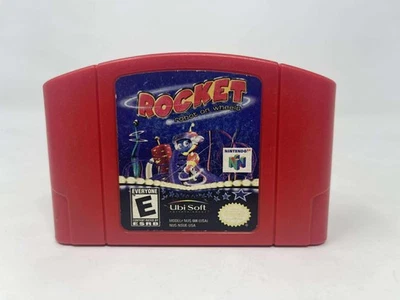 Rocket: Robot on Wheels (Nintendo 64 N64, 1999) Tested Authentic Pins cleaned - Image 1 of 2