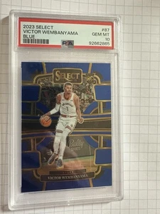 PSA 10 Panini Select Victor Wembanyama 2023-24 Blue Concourse RC #87 🔥 - Picture 1 of 2