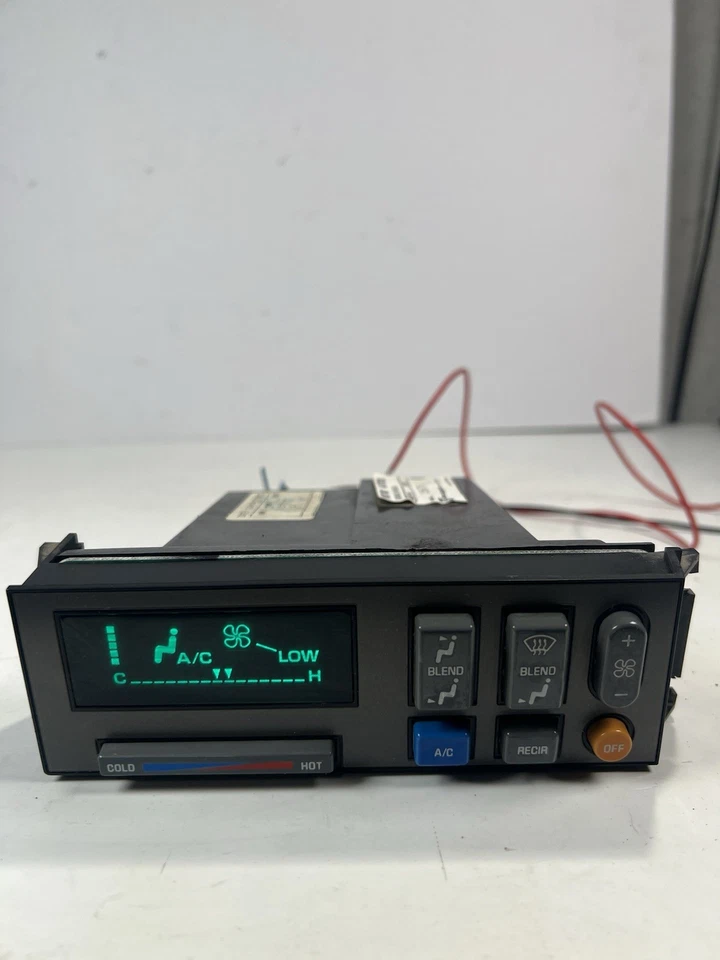 Panel de control climático Chevy Silverado GMC C/K 1500 2500 1988-1994 P/N: 16178725 Foto 1 de 4