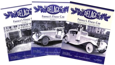 SIGNED Cabart, Rouxel & Burgess-Wise ~ DELAGE France's Finest Car ~ Ltd 316/1000 - Image 1 of 4