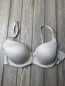 Victorias Secret Body By Victoria Lightly Lined Demi Bra 38C Beige Adjustable - Picture 1 of 4