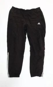 Adidas Men's Black Jogger Trousers, Size L, Sportswear - Picture 1 of 12