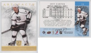 2012-13 Upper Deck Artifacts Gold Spectrum /25 Jeff Carter #38