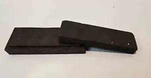 Two Antique Knife Sharpening Whetstone (Wet Stone) Knife Stone Primitive - Picture 1 of 3