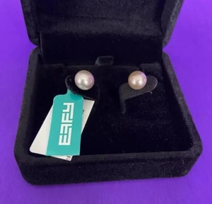 NEU! Effy SÜSSWASSER ROSA PERLE & 14K GOLD OHRSTECKER/300 $/ KOSTENLOSER VERSAND - Bild 1 von 6