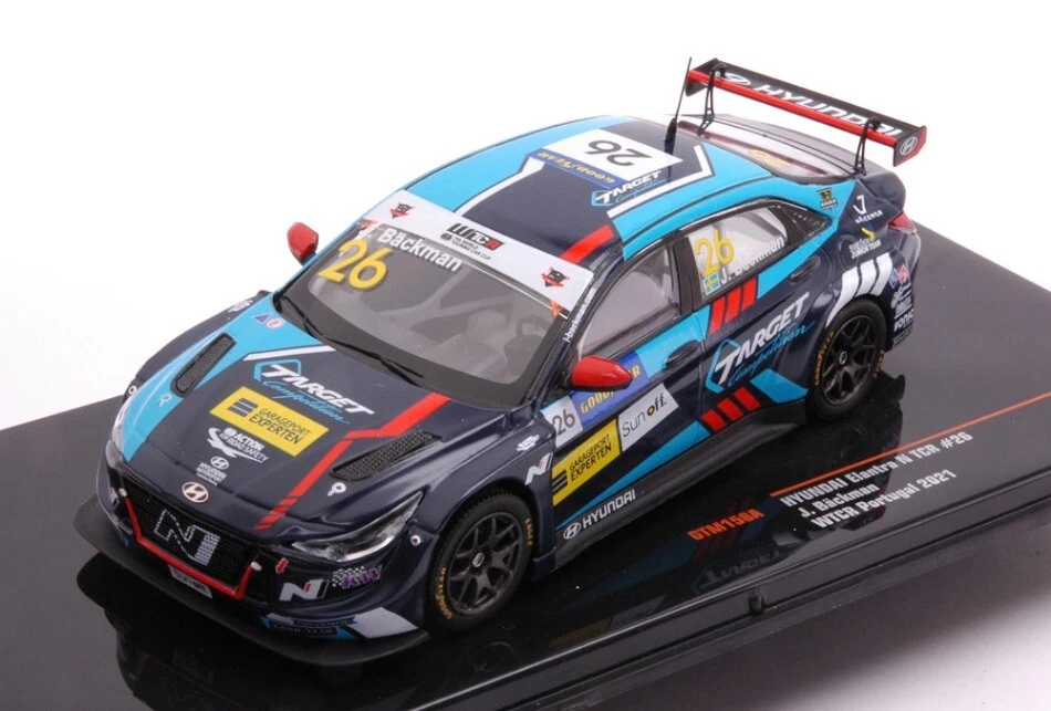 Modellino auto scala 1:43 Ixo HYUNDAI ELANTRA N TCR BACKMAN PORTOGALLO 2021 - Immagine 1 di 1