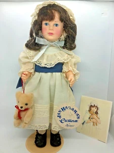 Jan Hagara's 15” Muñeca Effanbee Cristina OSO Firmado Aviso 1983 Etiqueta Caja - Imagen 1 de 15