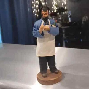 Vintage Koch Figur Made in France Art Piece Deco made for Bloomingdale Neu mit Etikett - Bild 1 von 5