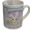 Vtg Enesco Precious Moments Birthday Mug Cup Another Year And More Grey Hares