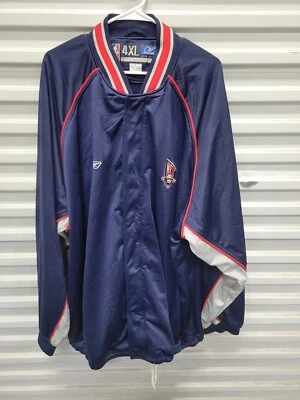 Reebok New Jersey Nets Warmup Jacket Size 4XL - Image 1 of 2