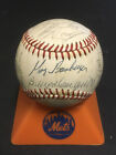 1982 NY Mets team signed NL Baseball 25 Auto George Foster Rusty Staub Cbm COA